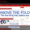 Making the Most of “the Fold” on Your Website