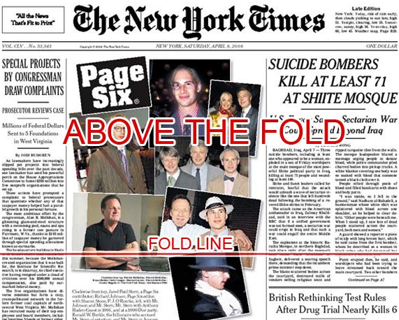 Above the fold