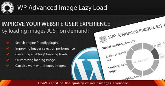 WordPress lazy load plugin